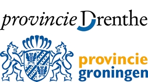 Logo provincie Groningen en provincie Drenthe