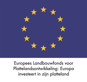 Logo Europees Landbouwfonds voor Plattelandsontwikkeling: Europa investeert in zijn platteland