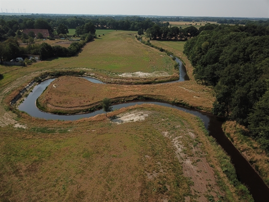 dronefoto zuidelijk deel van het gebied Renneborg-Ter Walslage | fotograaf Maj-Britt Smits