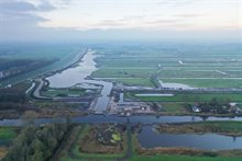 De Drie Polders langs de A7, eind december 2020.