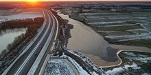 De Drie Polders langs de A7 in het Zuidelijk Westerkwartier