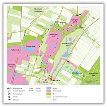 Kaart van het Mekelmeersche Veen
