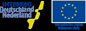 Logo INTERREG Deutschland Nederland / logo Europäische Union Europese Unie